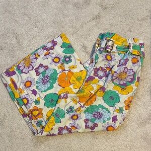 ASOS Floral Print Pants - Multicolor